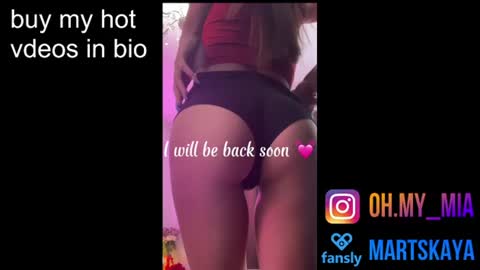 Snapshot of mia4sin chatting on June 21, 8:28 am Mia Martskaya online show from June 21, 8:28 am