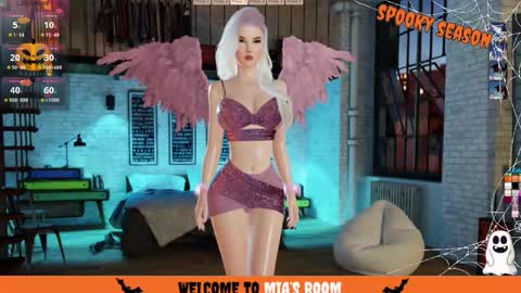 Snapshot of mia_lilah chatting on October 17, 6:05 am Mia online show from October 17, 6:05 am