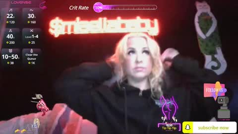 Snapshot of miaellababy chatting on March 5, 7:16 am miaellababy online show from March 5, 7:16 am
