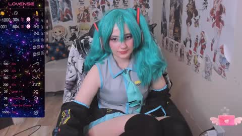 Snapshot of miku_bunny chatting on January 21, 7:15 am Miku online show from January 21, 7:15 am