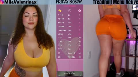 Snapshot of milavalentinax chatting on February 28, 1:06 am Mila Valentina online show from February 28, 1:06 am