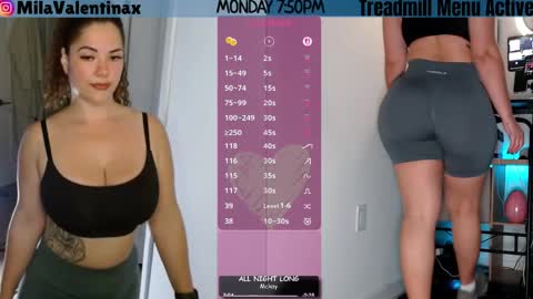 Snapshot of milavalentinax chatting on March 30, 11:50 pm Mila Valentina online show from March 30, 11:50 pm