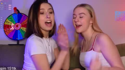 MilaBlack and  StacyBlonde Today unboxing Lovens OMG online show from February 20, 7:14 pm