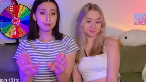 MilaBlack and  StacyBlonde Today unboxing Lovens OMG online show from February 27, 8:09 pm