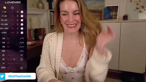 Snapshot of misstheacamille chatting on January 14, 3:32 am MissThea online show from January 14, 3:32 am