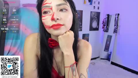 Snapshot of moonlady_ chatting on October 26, 3:45 am MOON online show from October 26, 3:45 am