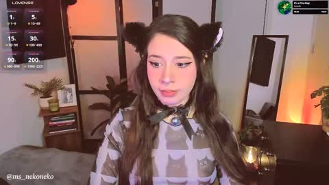 Snapshot of ms_nekoneko chatting on September 15, 9:59 pm schedule monday tuesday wednesday thursday - sunday online show from September 15, 9:59 pm