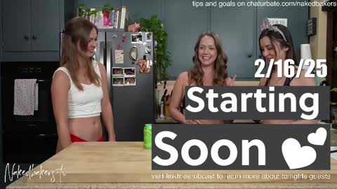 Snapshot of nakedbakers chatting on February 17, 3:04 am Naked Bakers online show from February 17, 3:04 am
