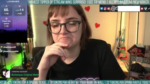 Snapshot of nelparker chatting on February 8, 4:47 am Nel Parker online show from February 8, 4:47 am