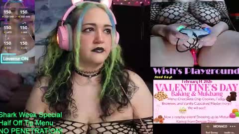 Wishs Playground online show from February 11, 4:45 pm