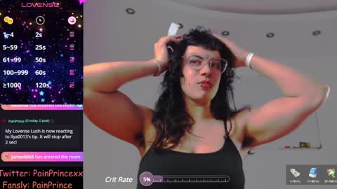 Snapshot of pain_prince chatting on December 16, 3:22 pm Pain Prince online show from December 16, 3:22 pm