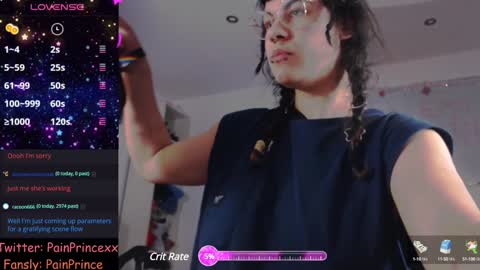 Snapshot of pain_prince chatting on January 13, 3:04 pm Pain Prince online show from January 13, 3:04 pm