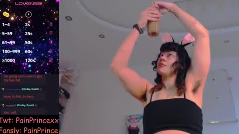 Snapshot of pain_prince chatting on March 4, 3:26 pm Pain Prince online show from March 4, 3:26 pm