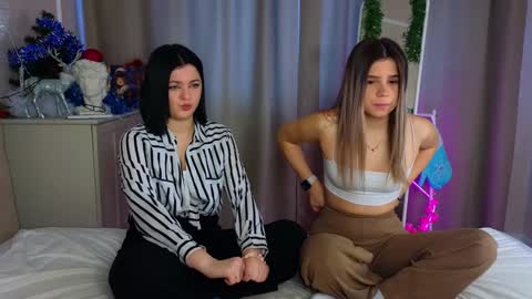 Lora black  and Lili blonde welcome you here online show from December 24, 8:11 am