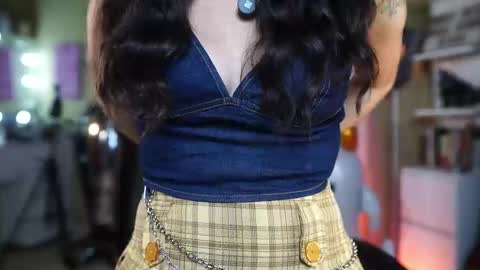 Snapshot of polvodeestrellas_ chatting on October 23, 2:11 am  - Help me Reach 100 thumbs up  online show from October 23, 2:11 am