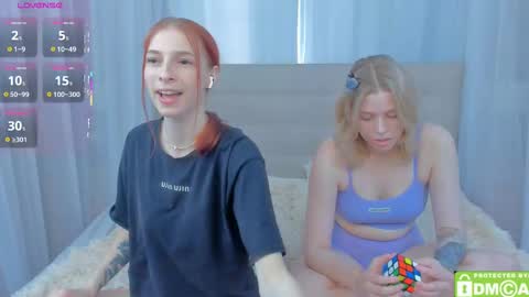  HERES SILVIA AND OlIVIA  WELCOME EVERYONE LOVENSE DOMI REACT TO YOUR TIPS LETS MAKE A GREAT SHOW TOGETHER  online show from March 11, 12:17 pm