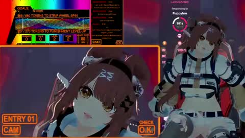 Snapshot of puppyinu chatting on April 15, 12:28 am Inuyama Wanko online show from April 15, 12:28 am