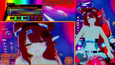 Snapshot of puppyinu chatting on April 18, 2:15 am Inuyama Wanko online show from April 18, 2:15 am