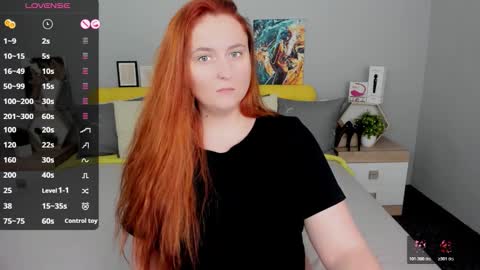 Snapshot of red_naughtyfox chatting on March 14, 6:24 pm Lessy Fox online show from March 14, 6:24 pm