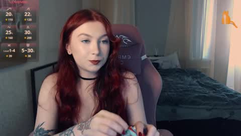 Snapshot of redhaired_kitty chatting on February 20, 1:30 pm Lina online show from February 20, 1:30 pm