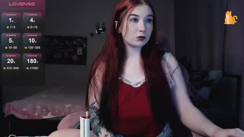 Snapshot of redhaired_kitty chatting on March 28, 8:25 am Lina online show from March 28, 8:25 am