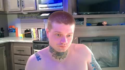 Snapshot of redinthebed chatting on January 2, 6:56 pm InkedGinger online show from January 2, 6:56 pm