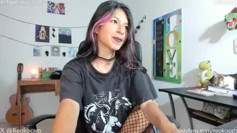 Snapshot of reoko_ chatting on March 18, 9:18 pm Reoko online show from March 18, 9:18 pm