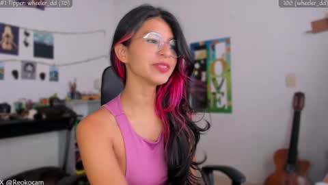 Snapshot of reoko_ chatting on May 8, 7:08 pm Reoko online show from May 8, 7:08 pm