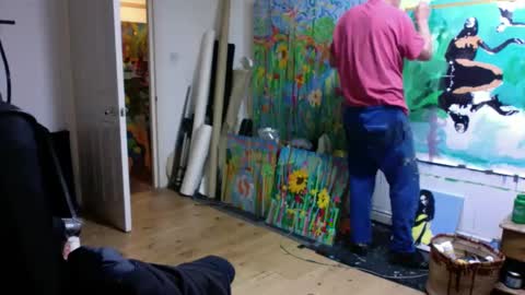 Snapshot of richardartist chatting on January 16, 2:30 am Richard online show from January 16, 2:30 am