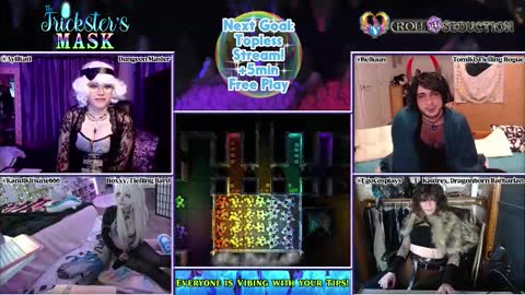 Snapshot of rollseduction chatting on January 16, 12:36 am Roll For Seduction online show from January 16, 12:36 am