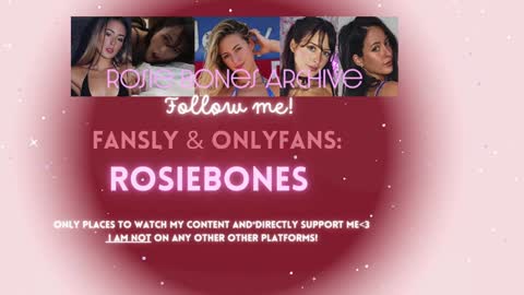 Rosie Bones online show from October 6, 9:12 pm