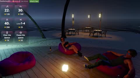 Snapshot of sashaleeali chatting on November 4, 8:35 am SashaLA online show from November 4, 8:35 am