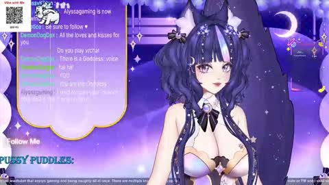 Snapshot of sassykittyn chatting on February 18, 6:09 am Sassy Sami Kittyn online show from February 18, 6:09 am