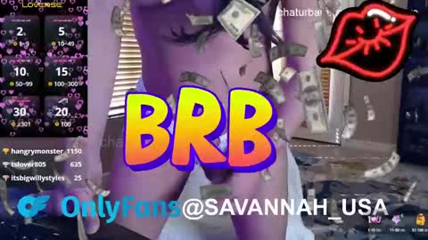 Onlyfans Savannah usa online show from January 27, 10:16 pm