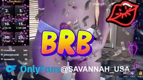 Onlyfans Savannah usa online show from February 3, 10:00 pm