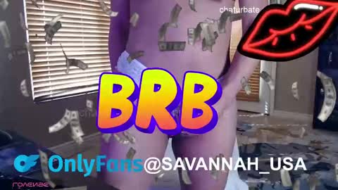 Onlyfans Savannah usa online show from February 10, 9:36 pm