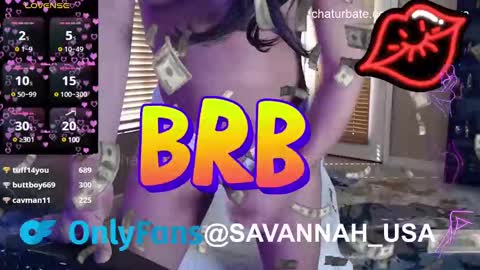Onlyfans Savannah usa online show from March 1, 1:00 am