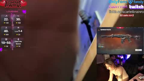 Snapshot of scarletbrainrot chatting on February 3, 6:40 am scarlet3 online show from February 3, 6:40 am