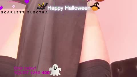 Snapshot of scarlett_electra chatting on October 31, 3:24 pm SCARLETT ELECTRA - online show from October 31, 3:24 pm