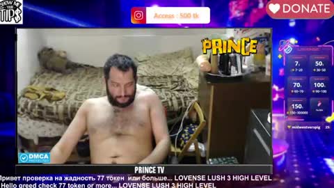 BISEXPRINCE777 online show from July 8, 6:34 pm