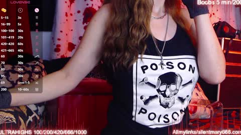 Snapshot of silentmary chatting on October 5, 3:05 am Allmylinkssilentmary666 online show from October 5, 3:05 am