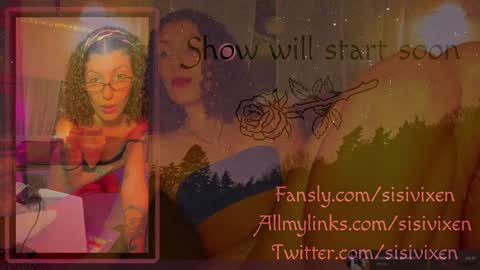 Snapshot of sisivixen chatting on January 4, 1:21 am s i e r r a online show from January 4, 1:21 am