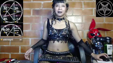 Snapshot of skarleth_miaw chatting on January 29, 10:11 pm Punkat 3 online show from January 29, 10:11 pm
