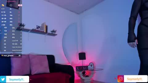 Independent Model Merly online show from January 1, 12:21 am