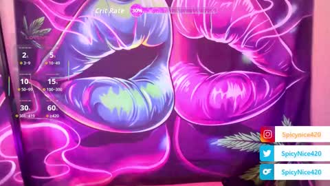 spicynice420 online show from January 17, 7:06 pm
