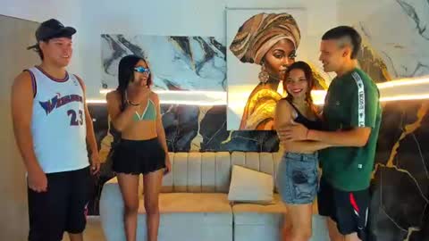 taylor  elena  stiven and tyler online show from June 16, 10:01 pm