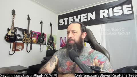StevenRiseNYC online show from December 25, 1:09 pm