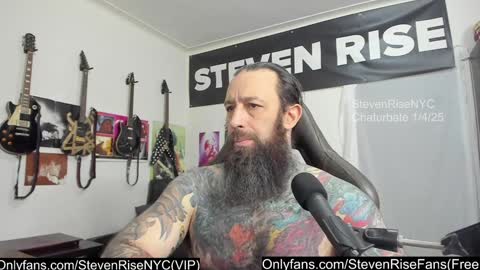 StevenRiseNYC online show from January 4, 8:37 pm