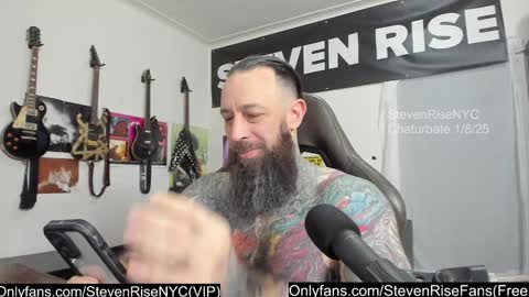 StevenRiseNYC online show from January 8, 1:41 pm