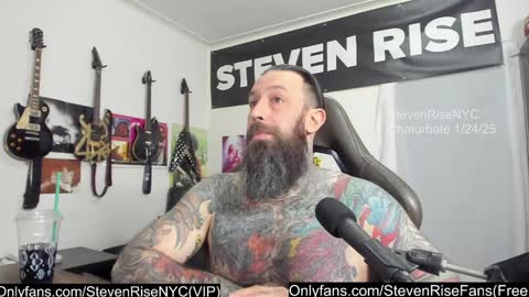 StevenRiseNYC online show from January 24, 4:49 pm
